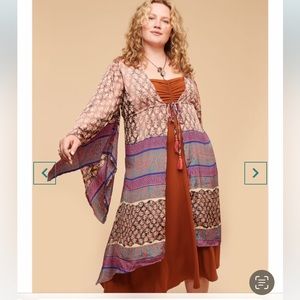 NWT Mixed Print Duster / Robe